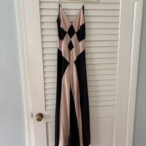 Black and Beige Maxi dress Luxxell brand, size small